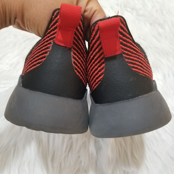 ADIDAS CloudFoam Comfort Sneakers Black With Red SIZE 7.5 Men,Women 8.5 - Picture 9 of 17